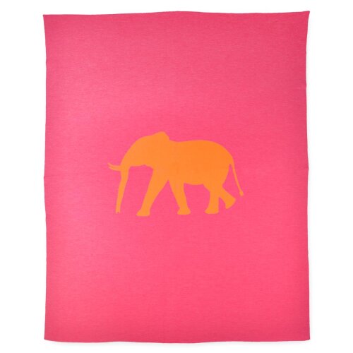 Decke Elephant Pink/Orange von Lenz&Leif