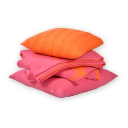 Decke Elephant Pink/Orange von Lenz&Leif