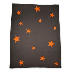 Decke Stars Braun/Orange von Lenz&Leif