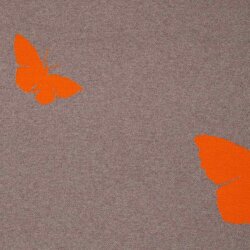 Decke Butterfly Beige/Orange von Lenz&Leif