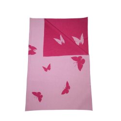 Decke Butterfly Rosa/Pink von Lenz&amp;Leif