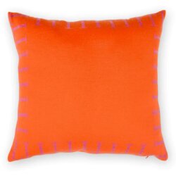 Kissenhülle LLLL Orange/Pink 50x50cm von Lenz&Leif