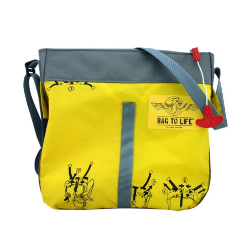 Tasche Classic Flyer Bag Grey von BAG TO LIFE