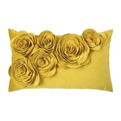 Kissenhülle Floral Yellow 30x50cm von PAD