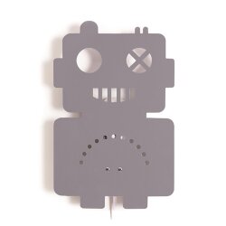 Kinderzimmerlampe Robot Grey von Roommate