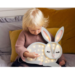 Kinderzimmerlampe Bunny Light Grey von Little Lights