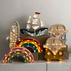 Kinderzimmerlampe Rainbow Pastel von Little Lights