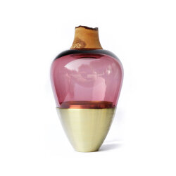 Handgefertige Vase India 1 Rose/Brass von Utopia&Utility