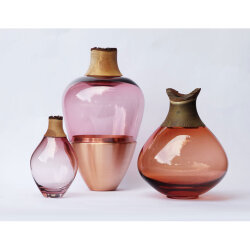 Handgefertige Vase India 1 Rose/Brass von Utopia&Utility