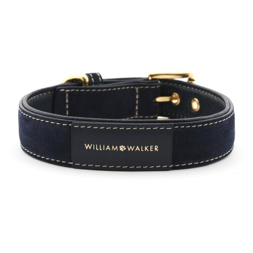 Hundehalsband Leder Midnight von William Walker / 5 Größen