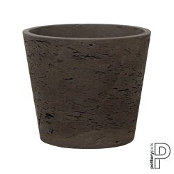 Blumentopf Mini Bucket Rough von Pottery Pots L/Schokolade