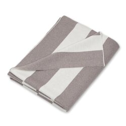 Decke Stripes Beige/Weiß von Lenz&Leif