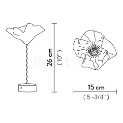 Tischleuchte LAFLEUR Battery von Slamp