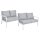 Loungesofa Samvaro Abschluss von Brafab / 3 Farben