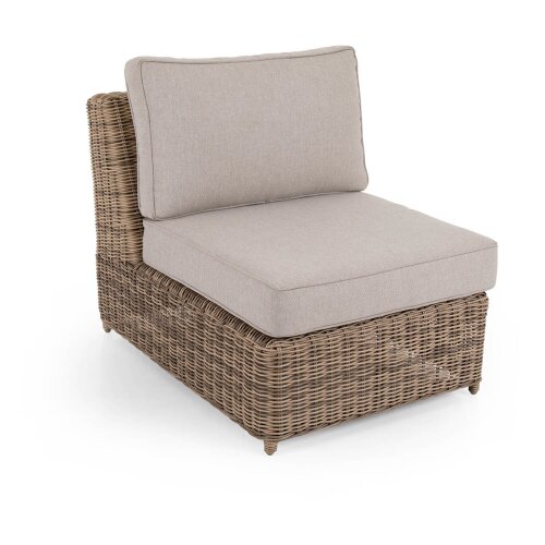 Loungesofa Glendon Mitte Polyrattan von Brafab