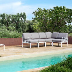 Loungesofa Komodo 5 Weiß von Nardi / 8 Farben