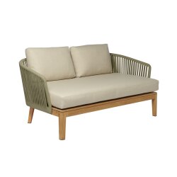 Sofa Mood 3-Sitzer Teak-Moss von Tribú / Varianten