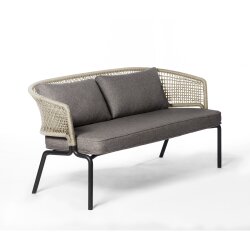 Sofa CTR 2-Sitzer Wenge/Linen von Tribú / Varianten