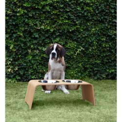 Hundenapf dogBar® Single Nussbaum / Varianten