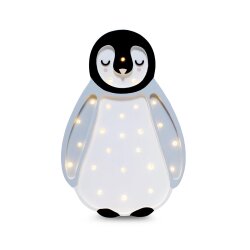Kinderzimmerlampe Baby Penguin Light Grey von Little Lights