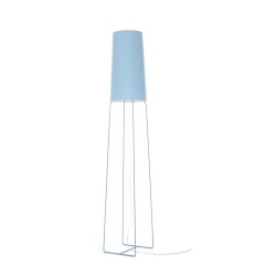 Stehlampe Slimsophie von frauMaier Blau Trittschalter