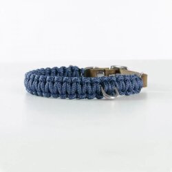 Hundehalsband Touch of Leather Navy Blau von Molly &...