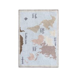 Kinderteppich Vintage Map von Lorena Canals / 2 Größen