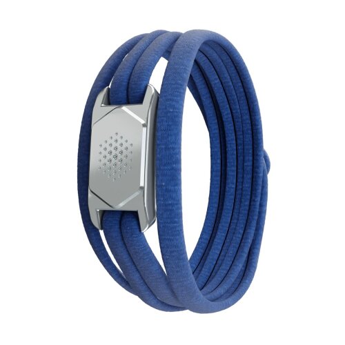 odem souls Armband Polarsilber/Blau Baumwolle von Odem