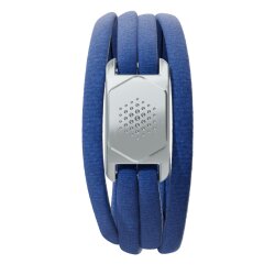 odem souls Armband Polarsilber/Blau Baumwolle von Odem