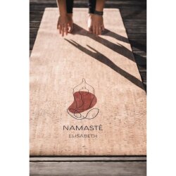 Yogamatte Kork Namaste von Clarissakork