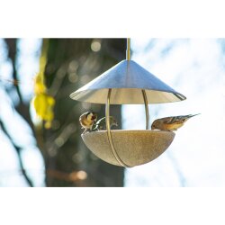 Vogeltränke/Futterhaus Around Set Granicium® von Denk Keramische Werkstätten
