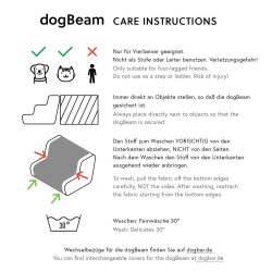 dogBeam Haustiertreppe 2 Stufen Weiß von dogBar® / Varianten