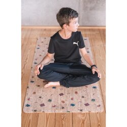 Kinder Yogamatte Kork verrückte Monster von Clarissakork