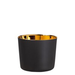 Champagnerbecher Sip of Gold Satin Black von Sieger by...