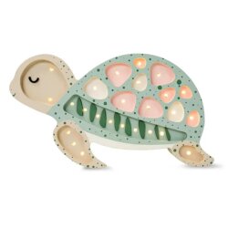 Kinderzimmerlampe Turtle Seafoam Pink von Little Lights