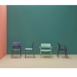 Armlehnstuhl Lounge Ara 316 von Pedrali / 5 Farben
